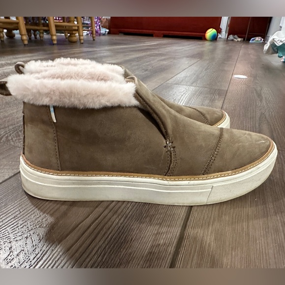 Toms Paxton Slip On Faux Fur - Picture 4 of 5